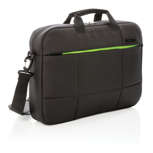 borsa porta pc stampata in rpet nera-verde 041241153 VAR01