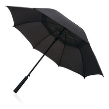 Carica l&#39;immagine nel visualizzatore di Gallery, ombrello promozionale in poliestere nero 041445408 VAR01
