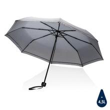 Carica l&#39;immagine nel visualizzatore di Gallery, mini ombrello personalizzato in rpet grigio 041445918 VAR01
