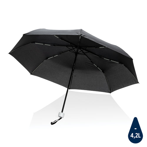 mini ombrello promozionale in rpet bianco 041445952 VAR02