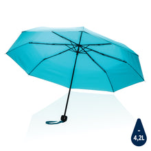 Carica l&#39;immagine nel visualizzatore di Gallery, mini ombrello da personalizzare in rpet blu 041445986 VAR07
