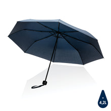 Carica l&#39;immagine nel visualizzatore di Gallery, ombrello mini pubblicitario in rpet blu-navy 041445986 VAR03
