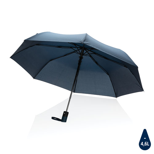 mini ombrello personalizzato in rpet blu-navy 041446003 VAR04