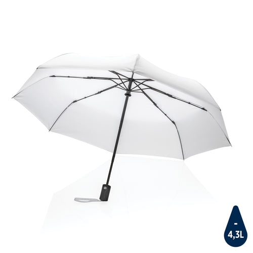ombrello tascabile personalizzabile in rpet bianco 041446020 VAR04