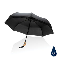 Carica l&#39;immagine nel visualizzatore di Gallery, mini ombrello pubblicitario in rpet nero 041446037 VAR03
