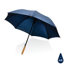 Carica l&#39;immagine nel visualizzatore di Gallery, ombrello automatico da personalizzare in rpet blu-navy 041446105 VAR01
