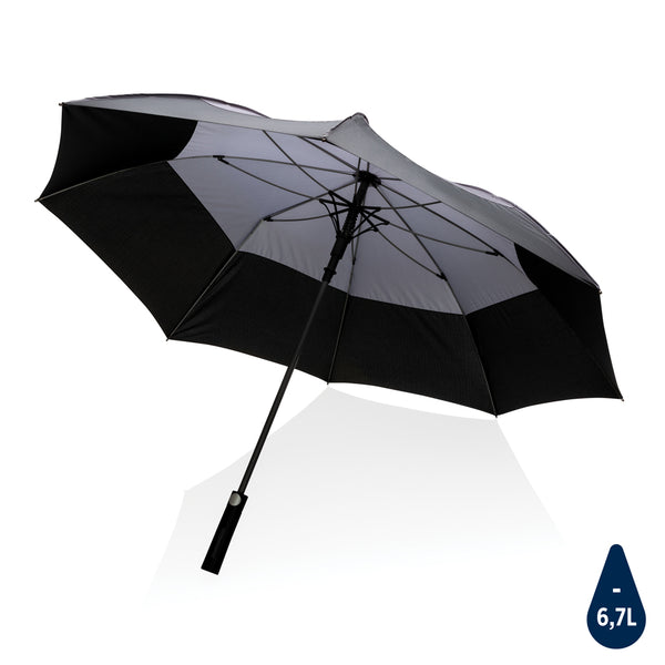 ombrello personalizzato in rpet grigio 041446156 VAR02