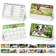 calendario da tavolo da personalizzare 2024 in carta bianco 041502851 VAR01