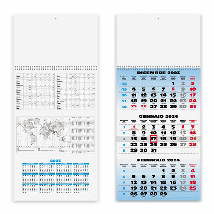 calendario con logo 2024 in carta blu 041504636 VAR01