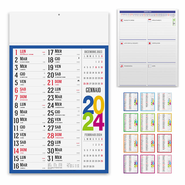 calendario promozionale 2024 in carta bianco 041506438 VAR01