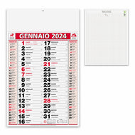 calendario con logo 2024 in carta rosso 041506982 VAR02