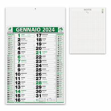Carica l&#39;immagine nel visualizzatore di Gallery, calendario personalizzato 2024 in carta verde 041506982 VAR03
