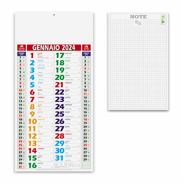 calendario personalizzato 2024 in carta bianco 041507186 VAR01