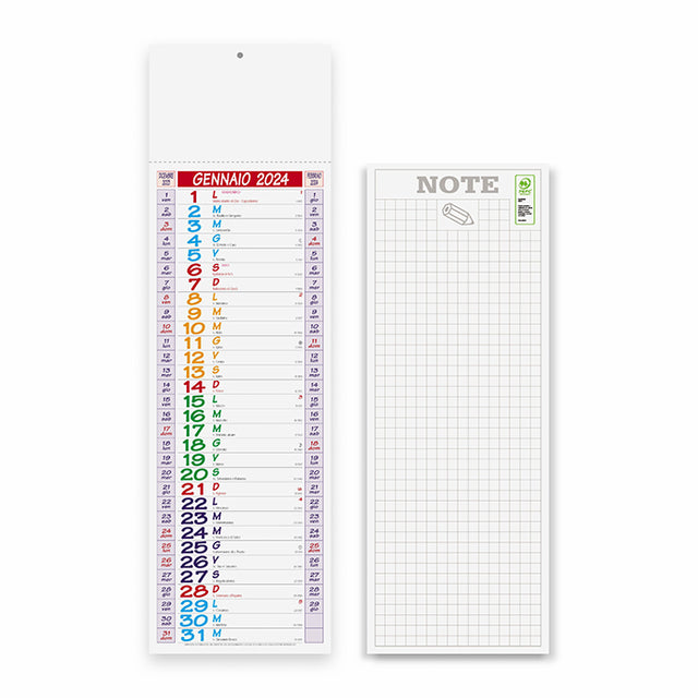calendario pubblicitario 2024 in carta bianco 041507390 VAR01