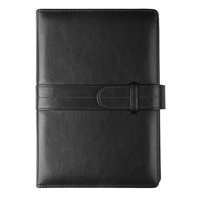 Agenda 2024 personalizzabile tipo portafoglio con blocco mobile articolo in nero Prapel disponibile in 4 colori