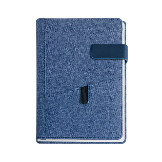 agenda personalizzabile 2024 in poliuretano blu 041687471 VAR06