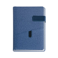 agenda personalizzabile 2024 in poliuretano blu 041687471 VAR06