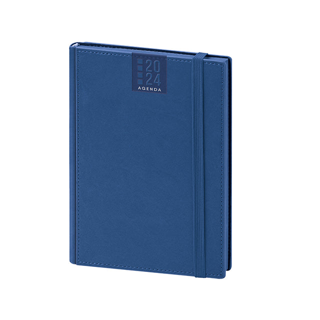 agenda personalizzabile 2024 in poliuretano blu 041687760 VAR05