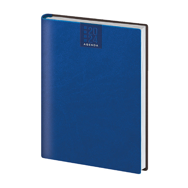 agenda stampata 2024 in poliuretano blu 041688610 VAR07