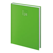 Carica l&#39;immagine nel visualizzatore di Gallery, agenda stampata 2024 in gommato lime 041692010 VAR07
