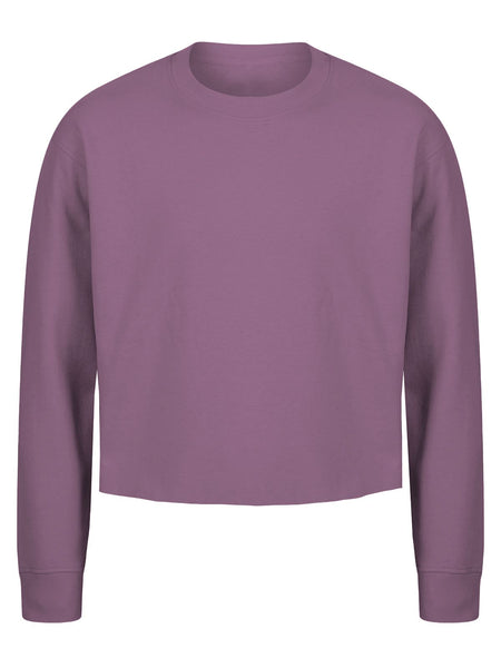 felpa con logo in cotone -LL-viola 06370841099661 VAR10