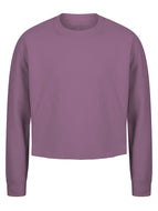 felpa con logo in cotone -LL-viola 06370841099661 VAR10