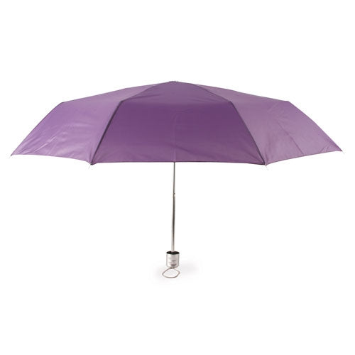 ombrello da borsetta da personalizzare in poliestere viola 02663-18 VAR05