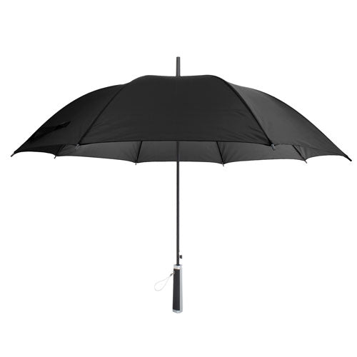 ombrello automatico con logo in poliestere nero 021088-18 VAR03