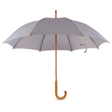 Carica l&#39;immagine nel visualizzatore di Gallery, ombrello promozionale in legno grigio 021122-18 VAR06
