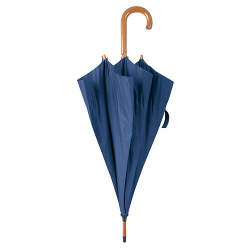 Carica l&#39;immagine nel visualizzatore di Gallery, ombrello personalizzato in legno blu 021122-18 DET01
