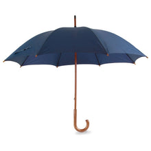 Carica l&#39;immagine nel visualizzatore di Gallery, ombrello personalizzato in legno blu 021122-18 VAR02
