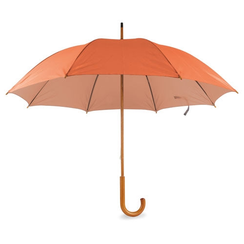 ombrello pubblicitario in legno arancione 021122-18 VAR08