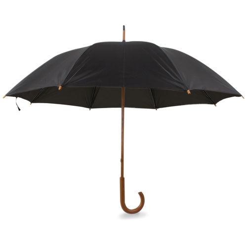 ombrello stampato in legno nero 021122-18 VAR09