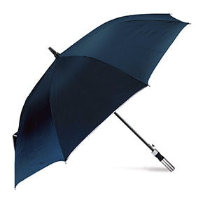 ombrello pubblicitario in poliestere blu-argento 05239717 VAR02