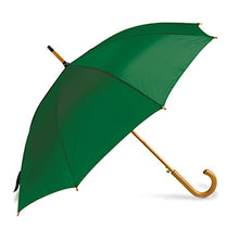Carica l&#39;immagine nel visualizzatore di Gallery, ombrello automatico pubblicitario in poliestere verde-scuro 05239751 VAR02
