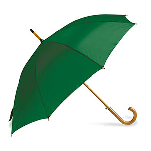 ombrello automatico pubblicitario in poliestere verde-scuro 05239751 VAR02