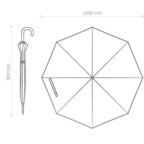 Carica l&#39;immagine nel visualizzatore di Gallery, ombrello stampato in poliestere royal 05239751 DET04
