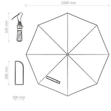 Carica l&#39;immagine nel visualizzatore di Gallery, mini ombrello personalizzato in poliestere blu 05256802 DET04
