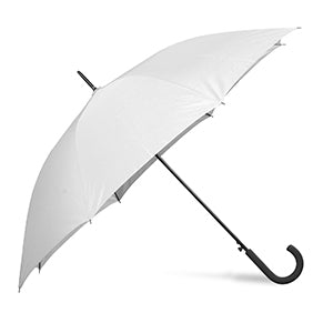 ombrello con logo in poliestere bianco 05290853 VAR05