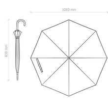 Carica l&#39;immagine nel visualizzatore di Gallery, ombrello automatico pubblicitario in poliestere rosso 05290853 DET04
