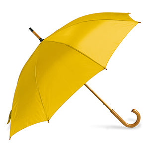 ombrello pubblicitario in poliestere giallo 05290887 VAR02