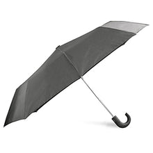 Carica l&#39;immagine nel visualizzatore di Gallery, ombrello mini con logo in poliestere grigio 05290904 VAR02
