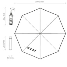 Carica l&#39;immagine nel visualizzatore di Gallery, mini ombrello personalizzabile in poliestere blu 05290904 DET04
