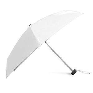 ombrello tascabile con logo in poliestere bianco 05290938 VAR01