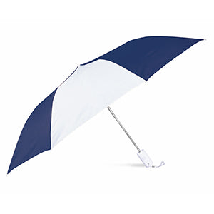 mini ombrello stampato in poliestere blu-bianco 05307955 VAR06