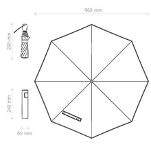 Carica l&#39;immagine nel visualizzatore di Gallery, ombrello promozionale in poliestere bianco 05341972 DET04
