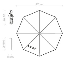 Carica l&#39;immagine nel visualizzatore di Gallery, ombrello automatico personalizzato in poliestere blu 05342006 DET04
