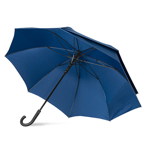 Carica l&#39;immagine nel visualizzatore di Gallery, ombrello da personalizzare in poliestere blu 05342023 DET04

