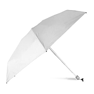 mini ombrello stampato in poliestere bianco 05342040 VAR03