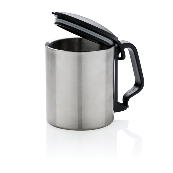 Carica l&#39;immagine nel visualizzatore di Gallery, tazza mug personalizzabile in acciaio argento 04734451 DET04
